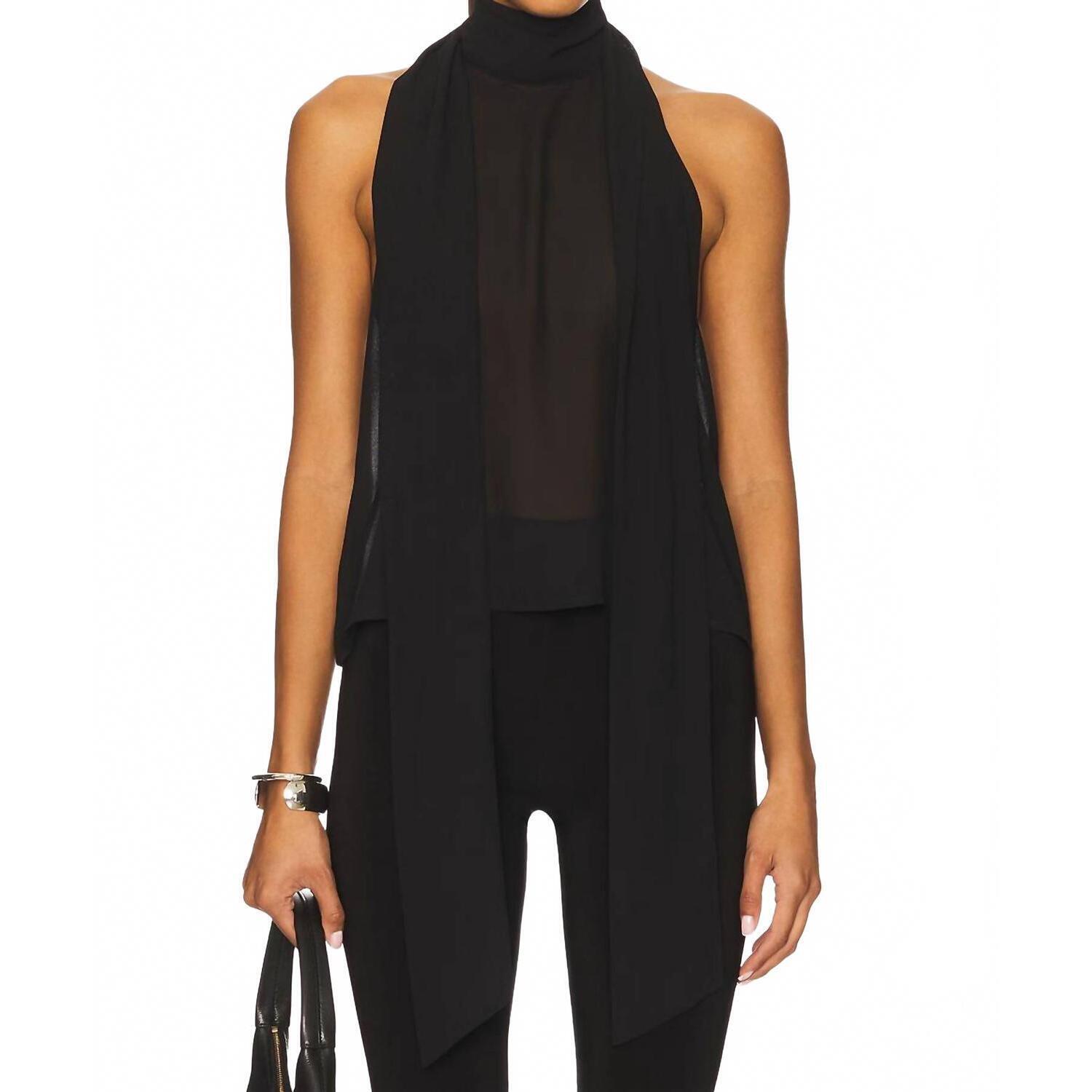 New Superdown Mable Top In Black